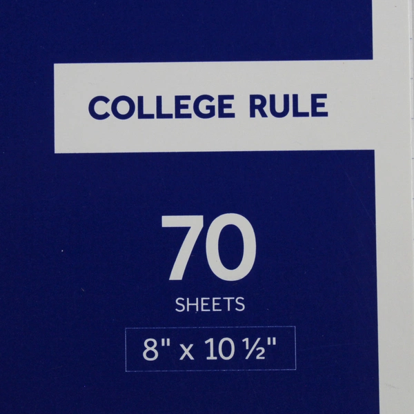 Lot of 4 Oxford Blue 1-Subject College Rule Notebooks 70 Sheets