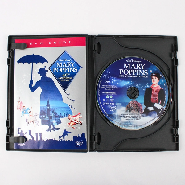 Mary Poppins 40th Anniversary Edition DVD Classic Family Movie Disney