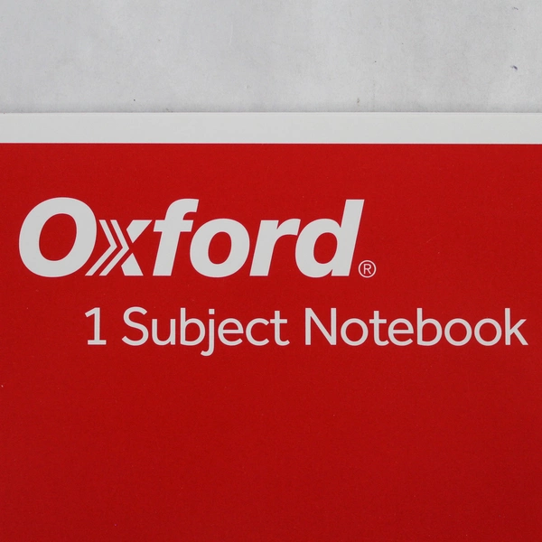 Lot of 4 Oxford 1-Subject College Rule Notebooks in Multiple Colors