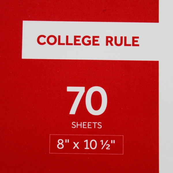 Lot of 4 Oxford 1-Subject College Rule Notebooks in Multiple Colors