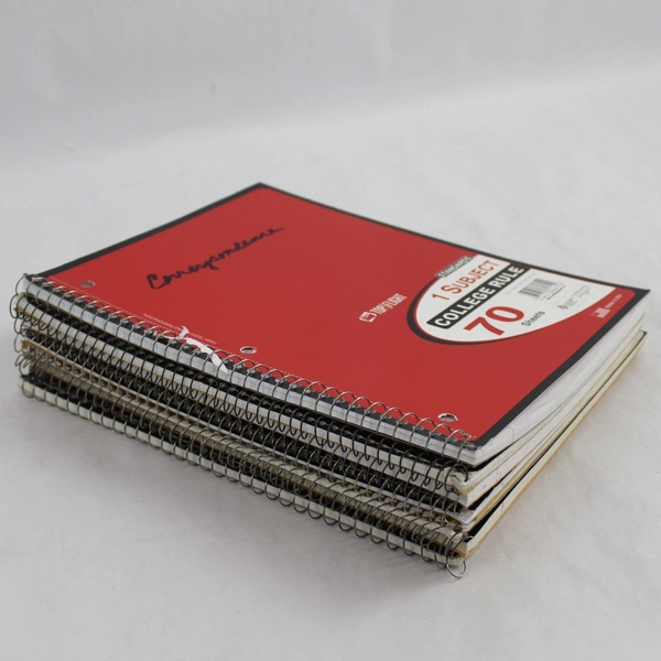 Lot of 7 College Rule and Wide Rule Notebooks in Various Colors School Office