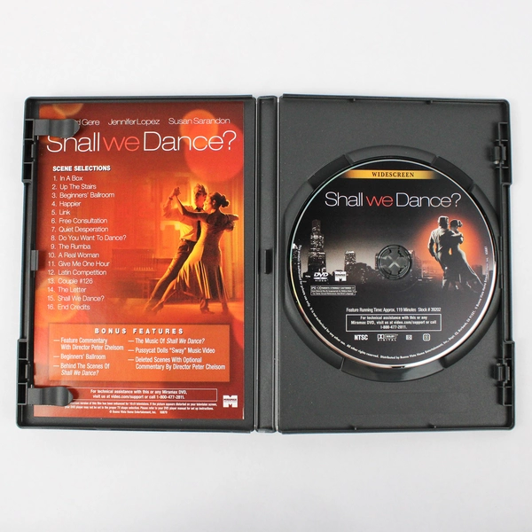 Shall We Dance? Widescreen Edition DVD Good Condition Romantic Comedy 2001