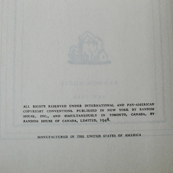 Light in the Sky by Agatha Young 1948 HC Random House Vintage Good Condition