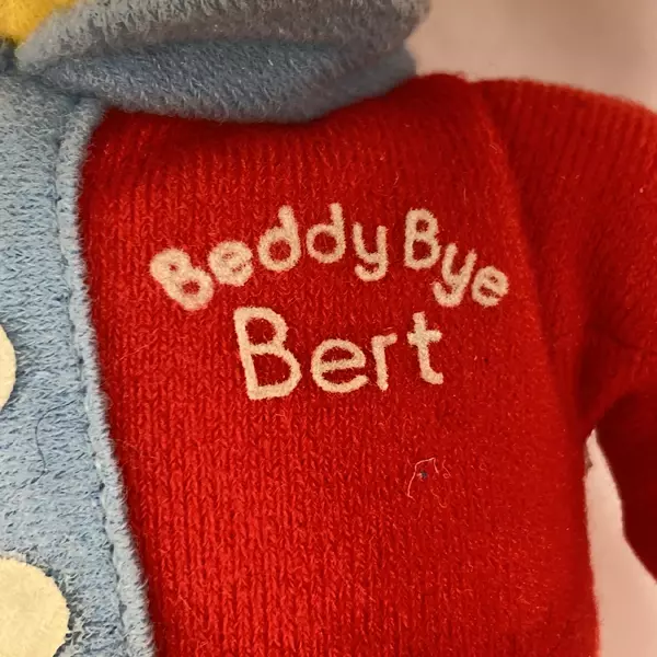 Vintage Knickerbocker Sesame Street Beddy Bye Bert 12" Plush Toy 