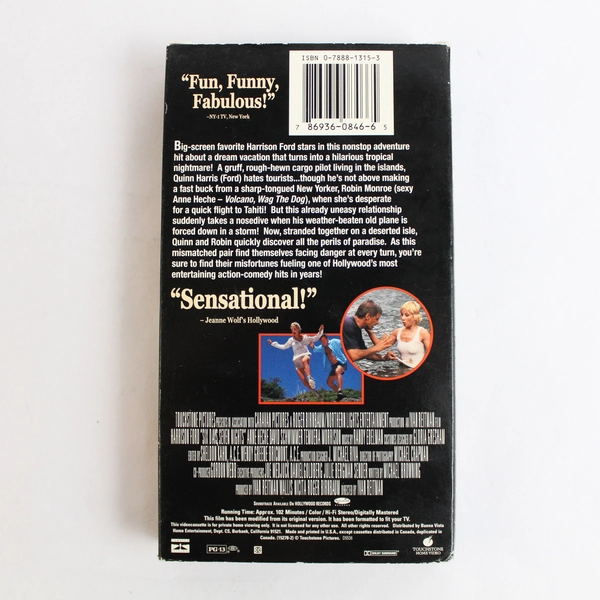 Six Days Seven Nights VHS by Caravan Pictures Action Comedy