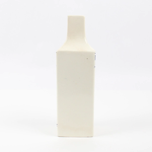 Unbranded Ceramic Oil Vinegar Bottle Blue White 8" Tall Germany