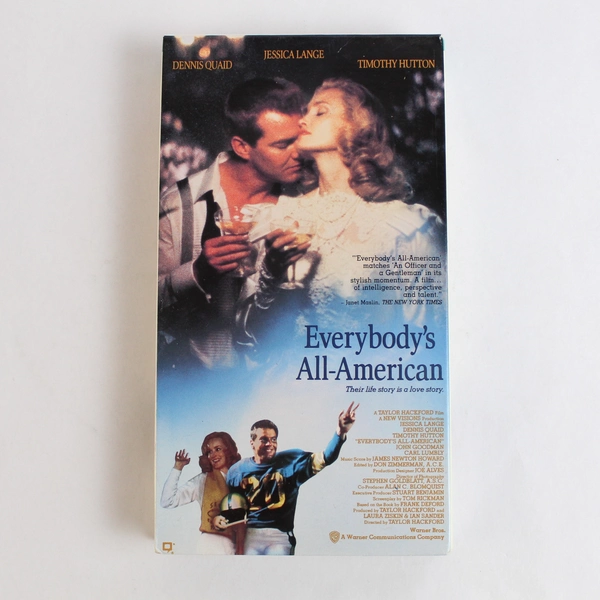 Everybody's All-American VHS Film by Warner Bros 1989