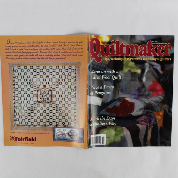 Vintage Quiltmaker Magazine January/February 1997 Vol 16 Issue No 1