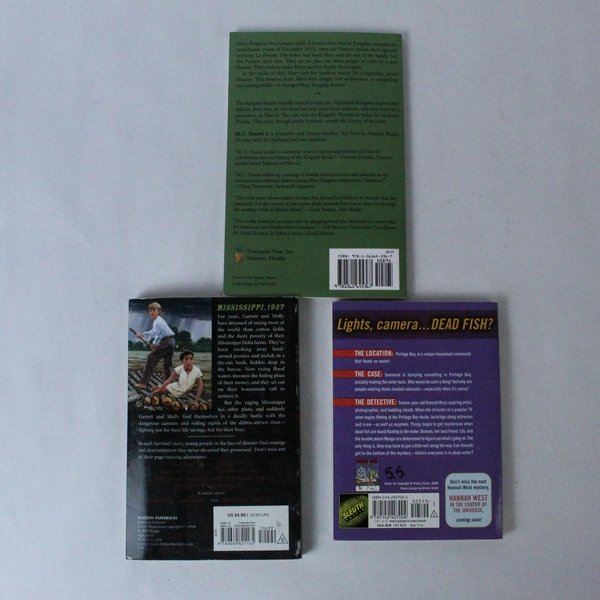 Lot of 3 Novels: Hannah West, In Deep Water, Survival, Amelia Island