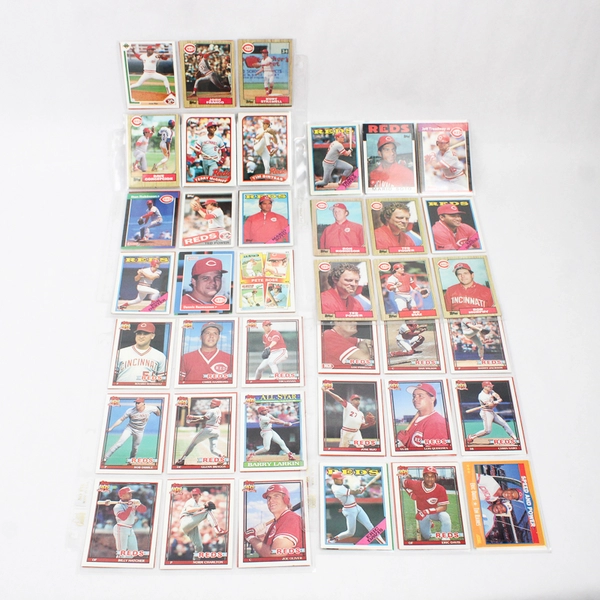 75 Cincinnati Reds Baseball Cards 1980-90's