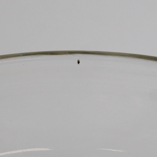 Vintage Glass Compote Bowl 8" Square Decorative Serveware Collectible