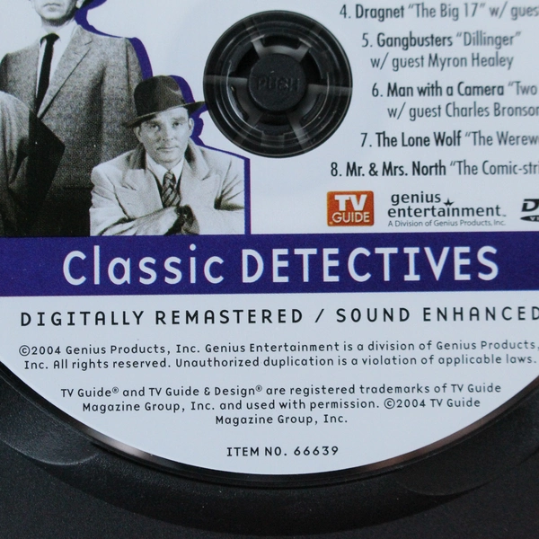 TV Guide Classic Detectives DVD 8 Episodes Remastered Sherlock 2004