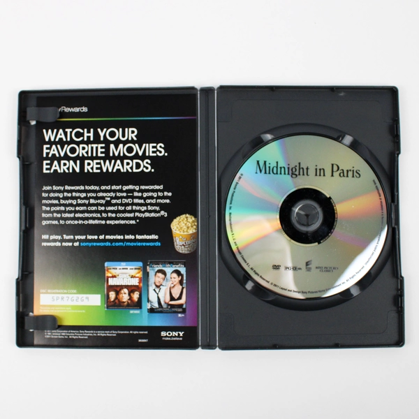 Midnight in Paris DVD Movie Woody Allen Romantic Comedy Film