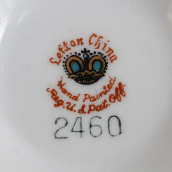 Vintage Lefton China 2460 Pine Cone Ewer/Pitcher/Bud Vase 6.5"