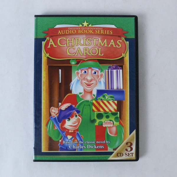 A Christmas Carol Audiobook DVD 3 Disc Set 2006 Charles Dickens Pre-Owned