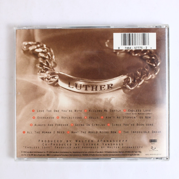 Songs by Luther Vandross CD 1994