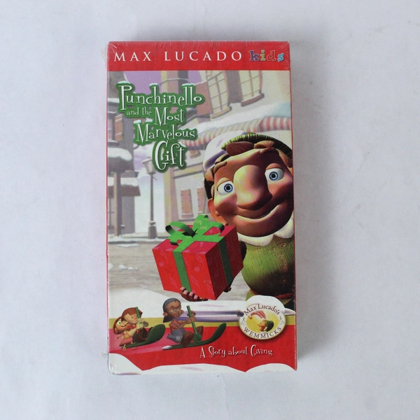 Punchinello and the Most Marvelous Gift VHS 2004 Max Lucado Sealed Rare