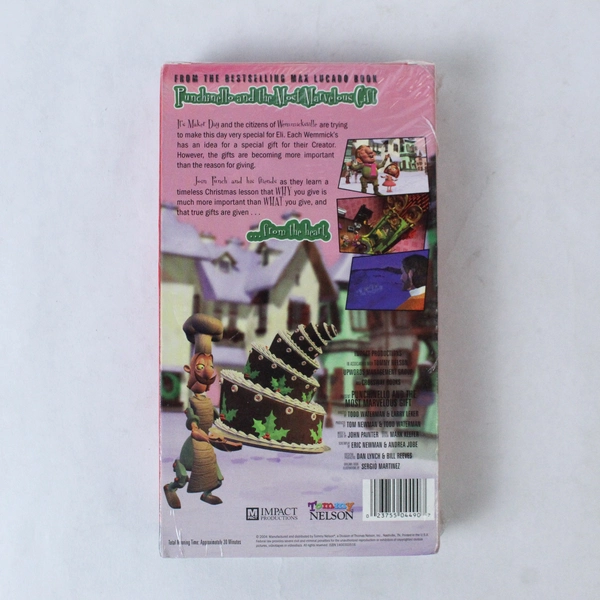 Punchinello and the Most Marvelous Gift VHS 2004 Max Lucado Sealed Rare