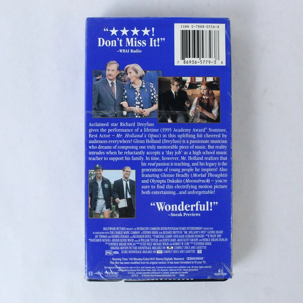 Mr. Holland's Opus VHS 1996 Richard Dreyfuss Pre-Owned Untested Classic Film