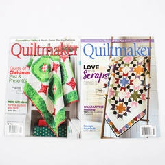 Lot of 2 Quiltmaker Magazines November/December 2019 January/February 2021