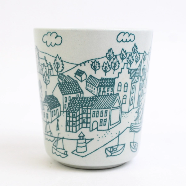 Limited Edition Nymolle Hoyrup Porcelain Demitasse Cup Collectible Discontinued