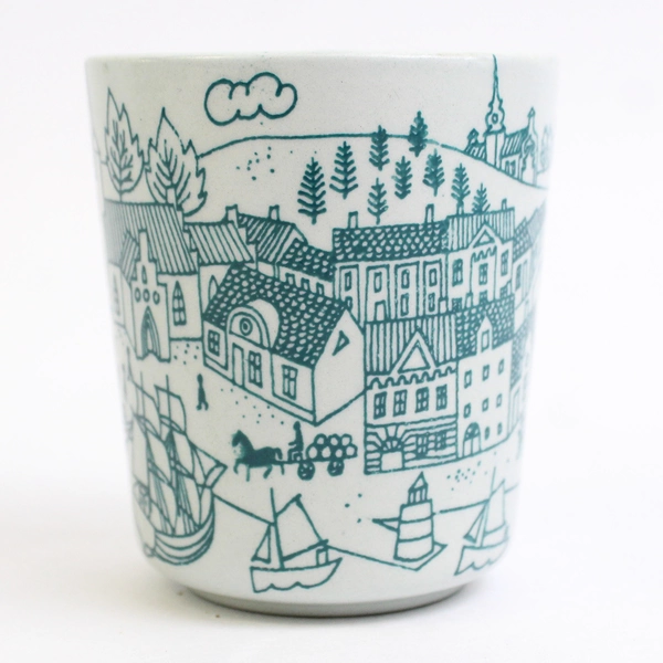 Limited Edition Nymolle Hoyrup Porcelain Demitasse Cup Collectible Discontinued