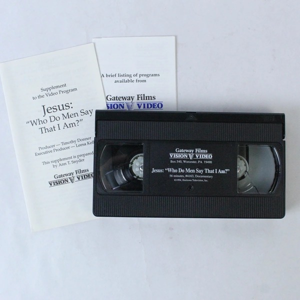 Jesus: Who Do Men Say That I Am? VHS 1994 Religious Film - Pre-Owned