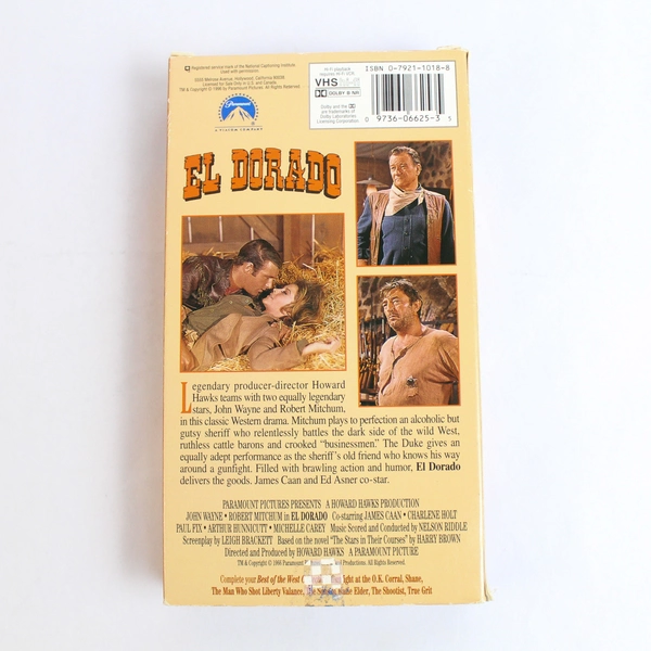 El Dorado Best of The West Collection VHS Paramount 1996