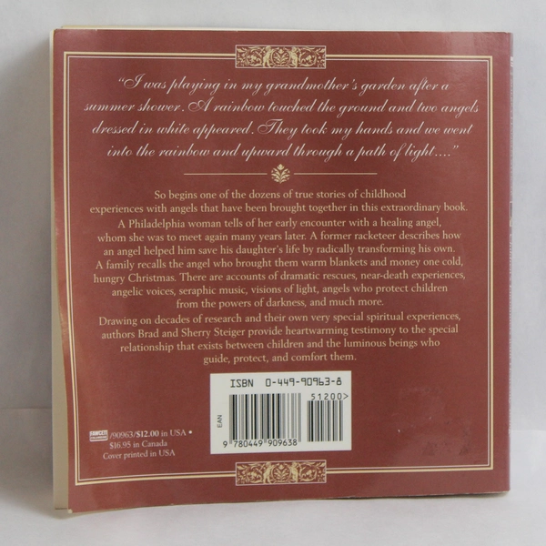 Angels Over Their Shoulders by Sherry Hansen Steiger & Brad Steiger 1995 PB