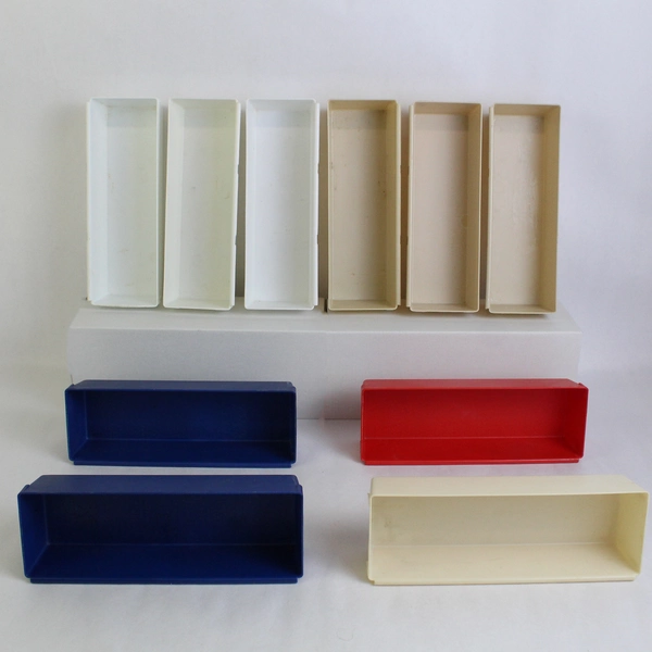 Lot of 25 Plastic Drawer Organizers Varying Colors 9" 10" & 15"