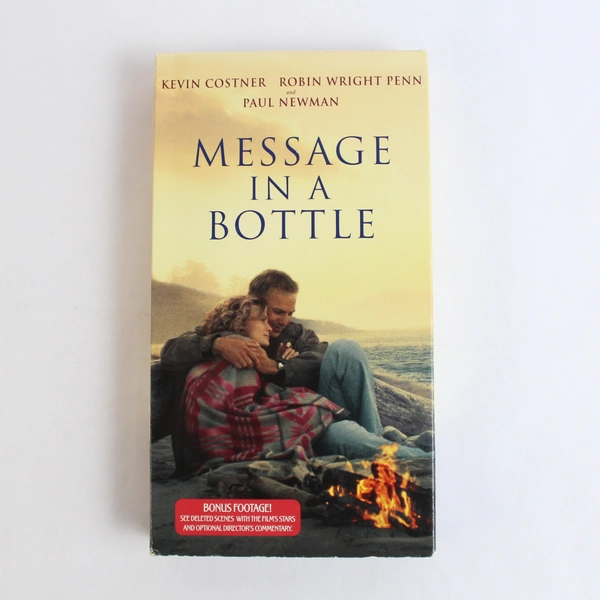 Message in a Bottle VHS with Bonus Footage and Commentary Warner Bros 1999