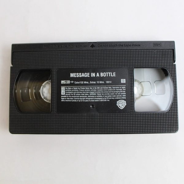 Message in a Bottle VHS with Bonus Footage and Commentary Warner Bros 1999