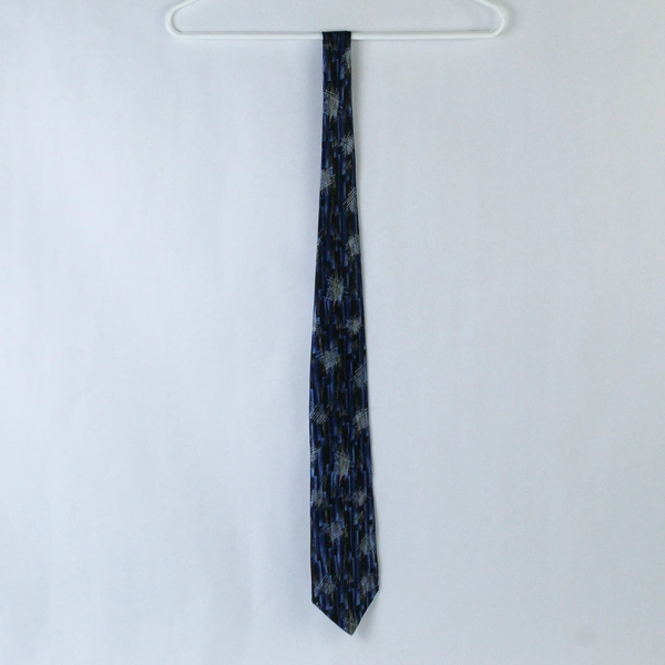 Stringbean Men's Blue Abstract Necktie Tie 60" Long Polyester WPL 2831