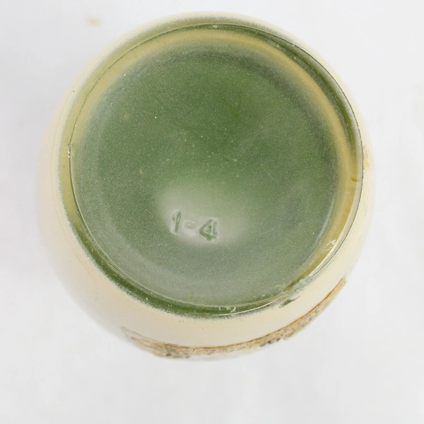 Vintage Green Beige Avon Bay Rum After Shave Lotion Jug 5.5" 