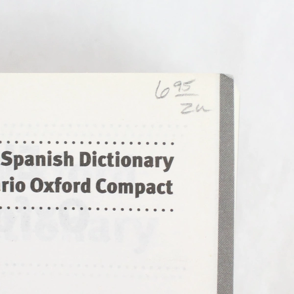 Pocket Oxford Spanish Dictionary by Jane Horwood 2000 Trade Paperback