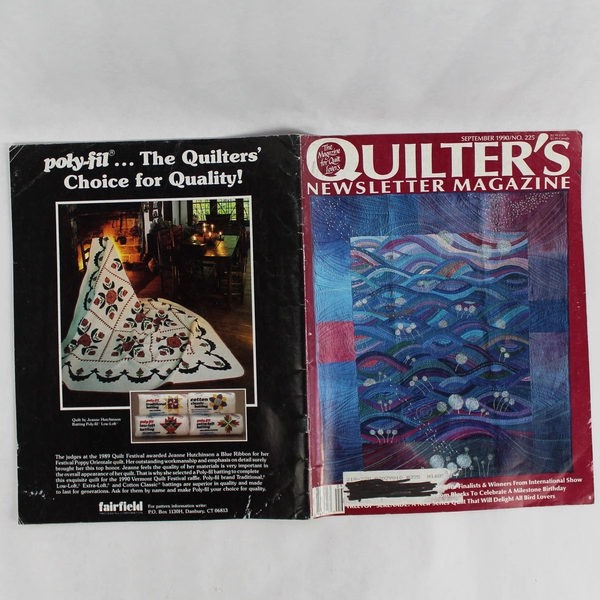 A Lot of 2 Quilter's Newsletter Magazines September November 1990