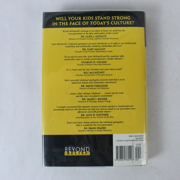 Beyond Belief To Convictions Hostetler And McDowell 2002 Tyndale HC DJ Ex Libris