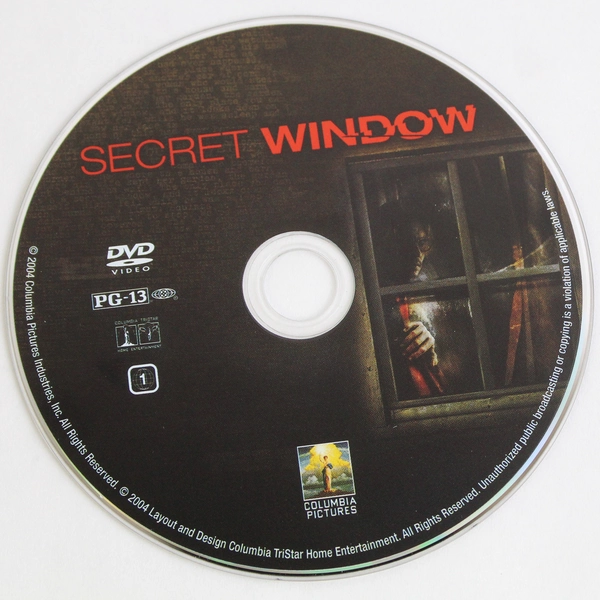 Secret Window 2004 DVD Movie Starring Johnny Depp Thriller Film