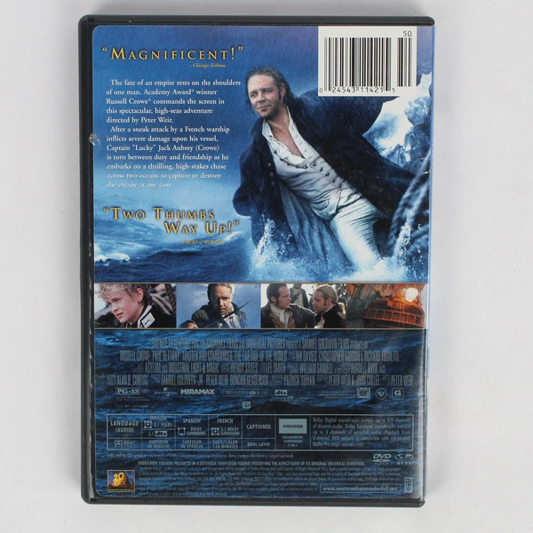 Master and Commander The Far Side of the World DVD Russell Crowe 2004 Film