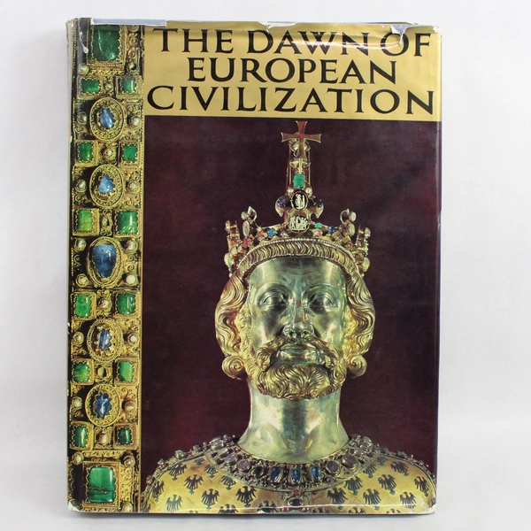 Vintage The Dawn Of European Civilization 1965 Thames & Hudson Hardcover DJ 