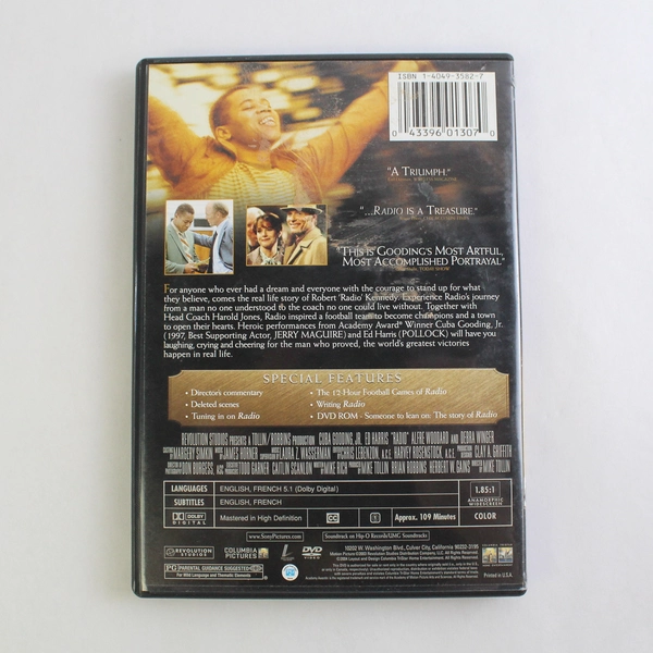 Radio DVD 2004 Movie Starring Cuba Gooding Jr. & Ed Harris Film