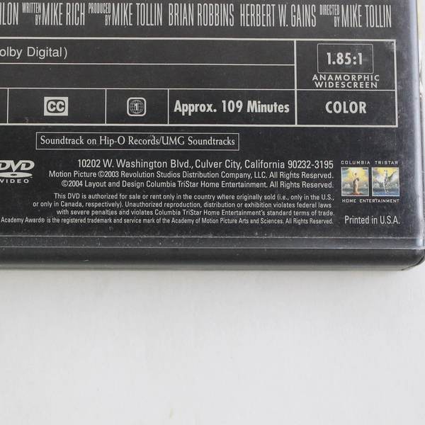 Radio DVD 2004 Movie Starring Cuba Gooding Jr. & Ed Harris Film