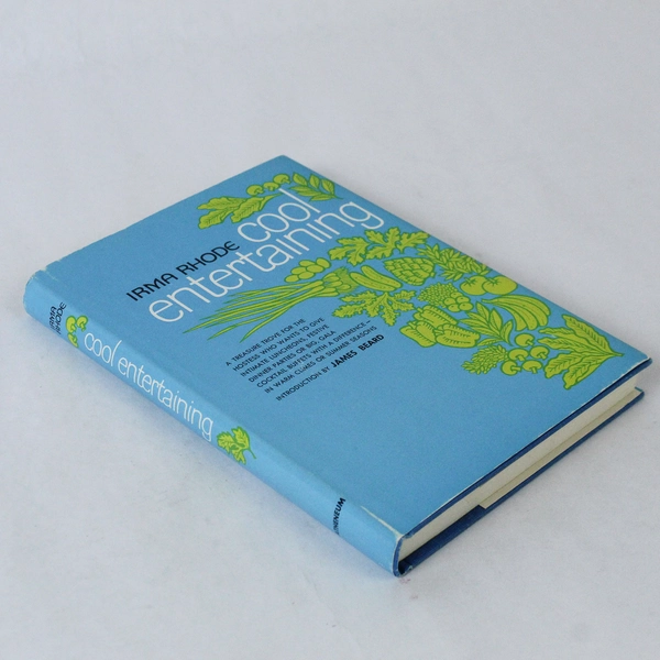 Irma Rhode Cool Entertaining 1976 First Edition HC Book with Dust Jacket