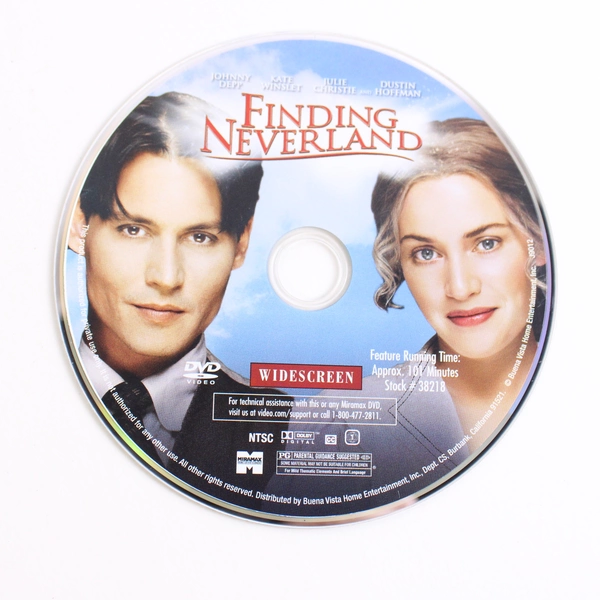 Finding Neverland DVD Movie Johnny Depp Kate Winslet Family Film