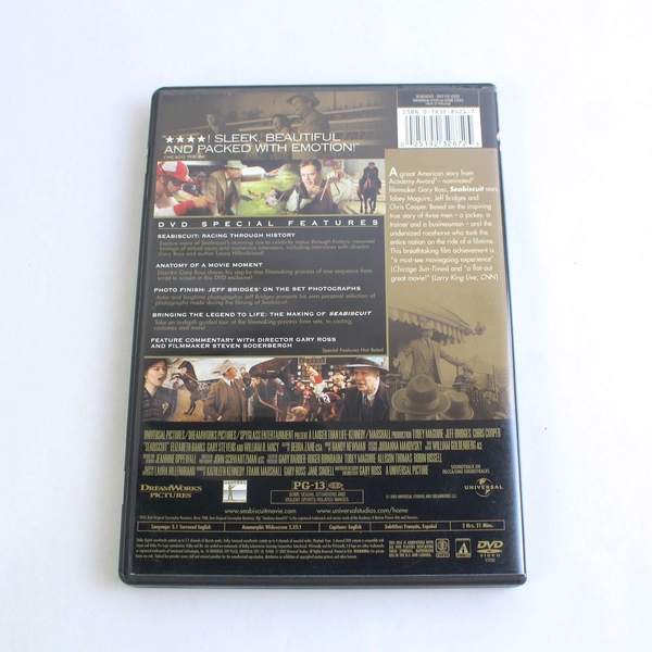 Seabiscuit 2003 DVD Movie Starring Tobey Maguire Drama Film