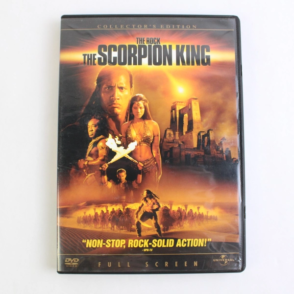 The Scorpion King DVD 2002 Action Adventure Starring Dwayne Johnson
