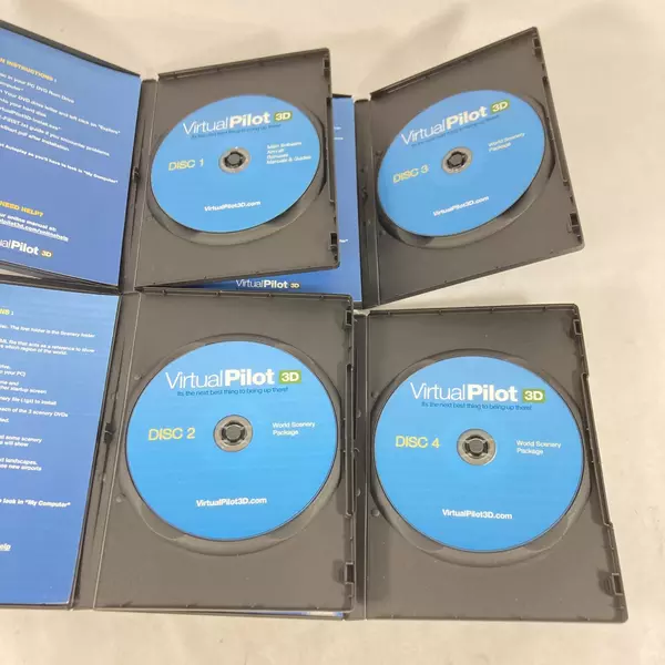 Virtual Pilot 3D 4 Disc Set For Windows And Mac