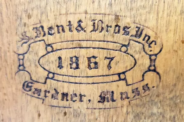 Set of 2 Vintage S Bent & Bros Windsor Dining Chairs Solid Wood