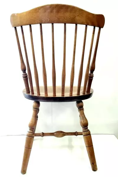 Set of 2 Vintage S Bent & Bros Windsor Dining Chairs Solid Wood