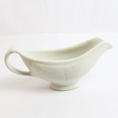 Shenango China White Ceramic Gravy Boat Kitchen Ware
